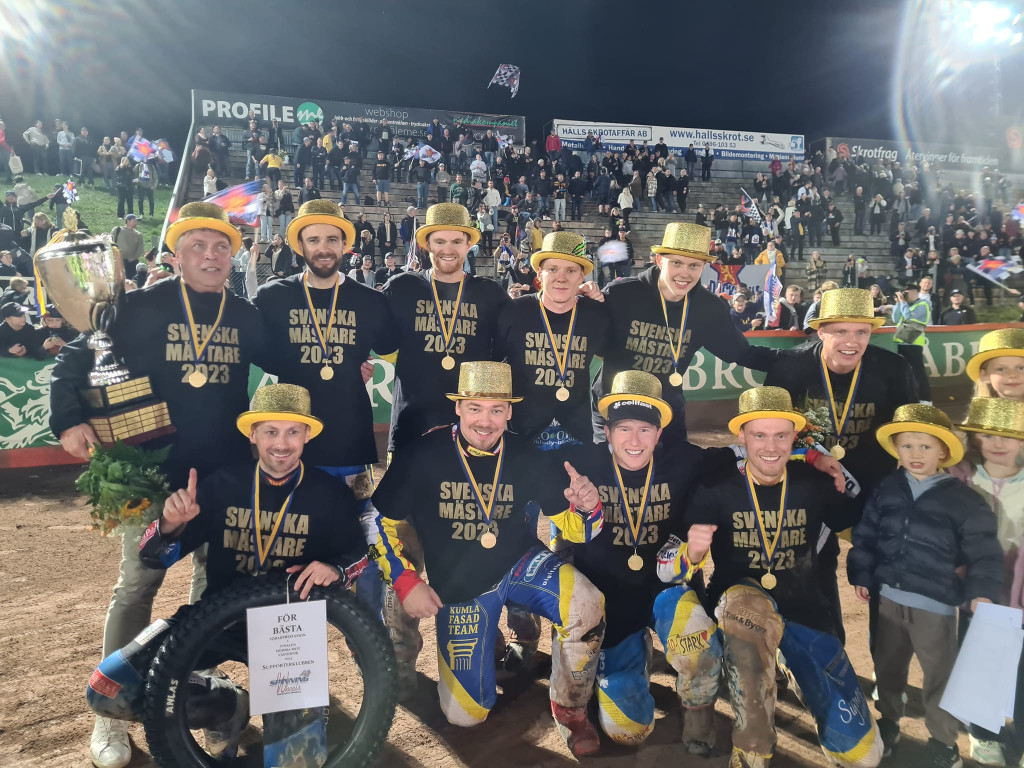ELITSERIEN | DACKARNA STORMS TO SECOND SWEDISH TITLE IN THREE YEARS
